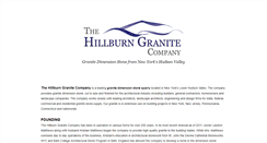 Desktop Screenshot of hillburngranite.com